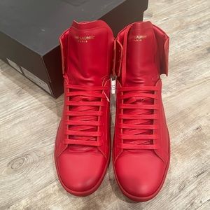 YSL/SLP MEN HIGH TOP SNEAKER